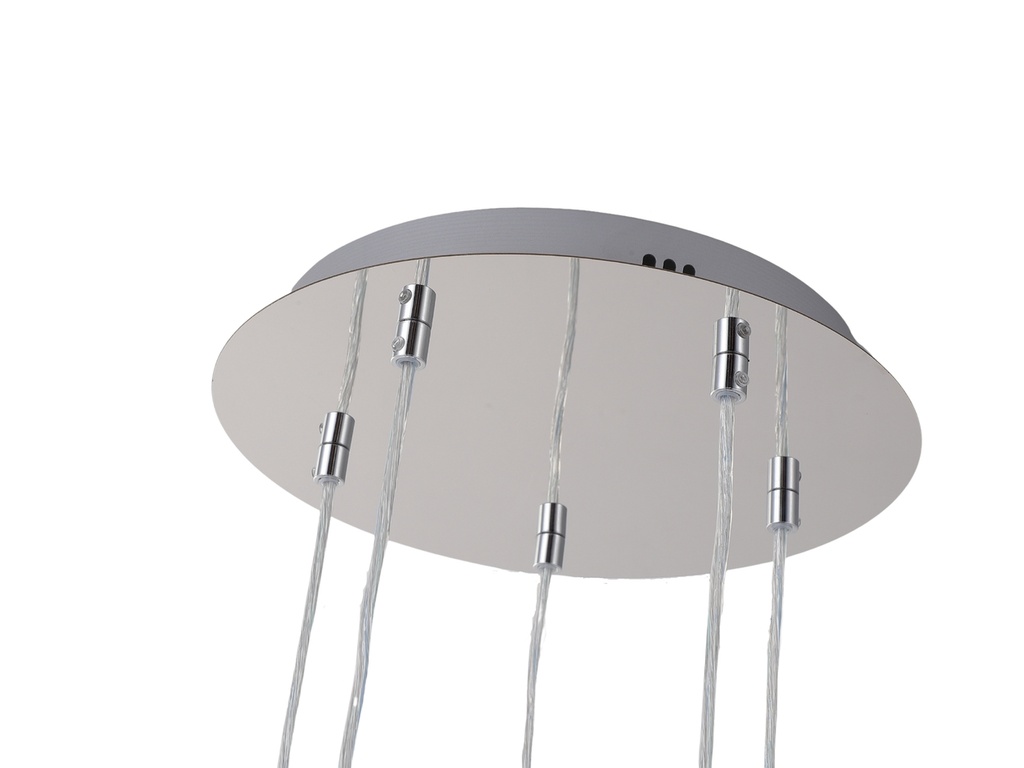 Eun 5 Pendant Chandelier Light - TRICOLOUR