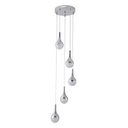 Giin 5 Pendant Chandelier Light - TRICOLOUR