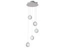 Velli 5 Pendant Chandelier Light - TRICOLOUR