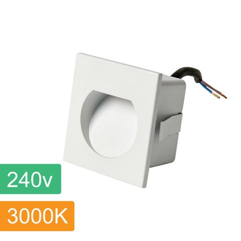 Arch Step Light-240v-WH-3K