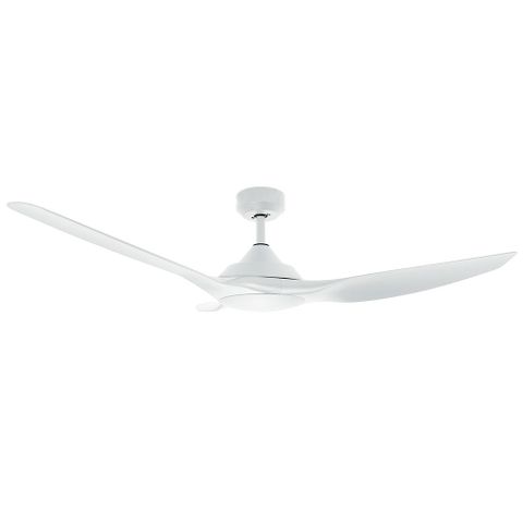 Raven 52 DC Ceiling Fan - White