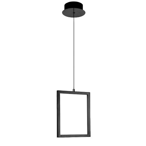 Dahli 1 Light LED Pendant - Black-3K