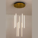 Centric - 8 Light Drop - Gold - 3 CCT