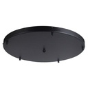5 Light Round Plate - Black
(550mm Diameter)