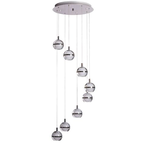 POD LED Pendant Light -8 Light - 5000K