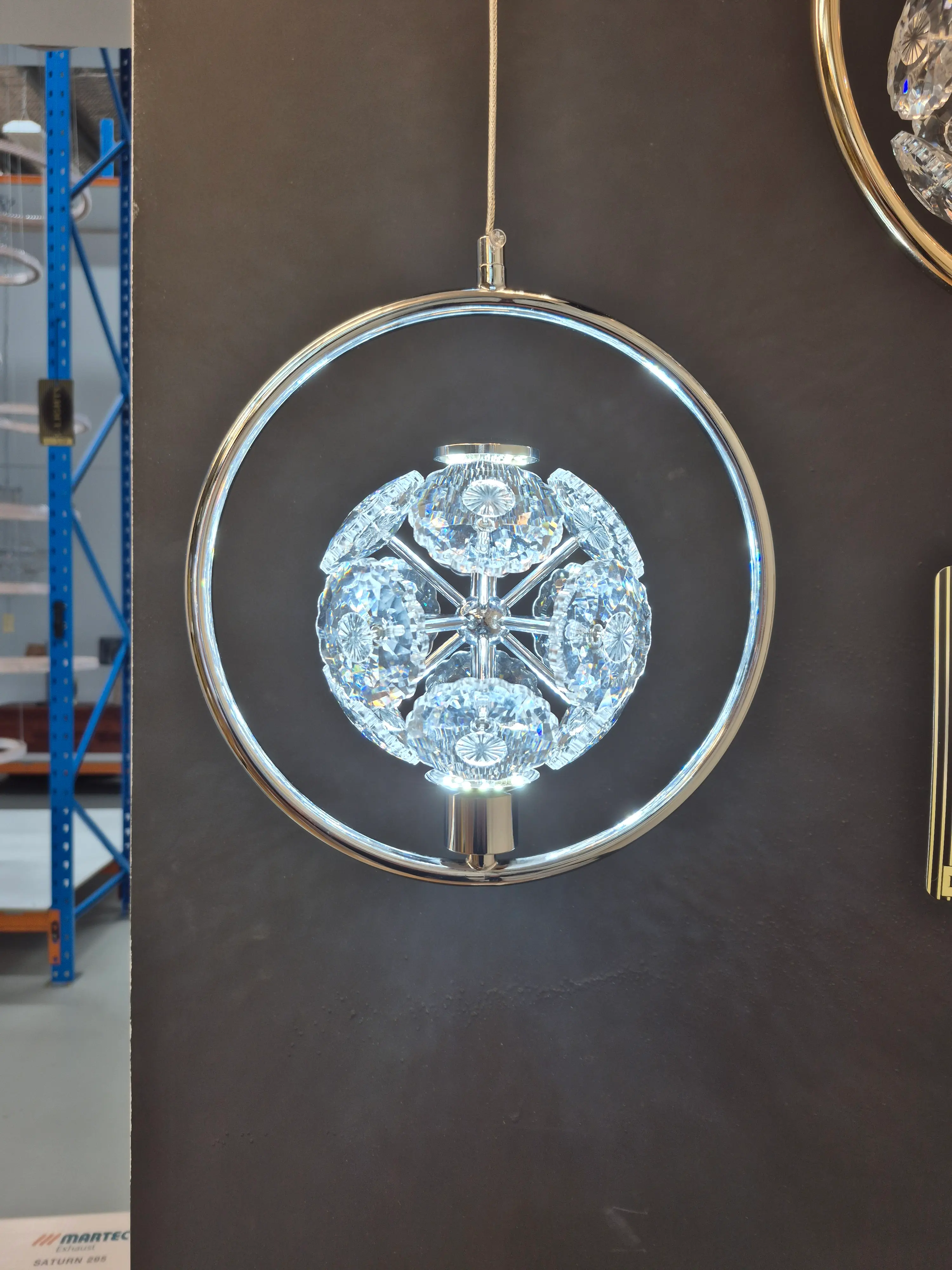 JOLIE CHROME 1 LIGHT PENDANT