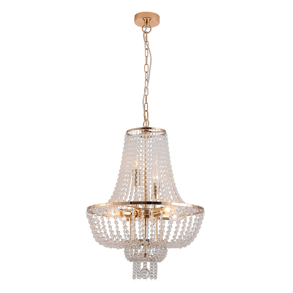ZARI 6 LIGHT CHANDELIER