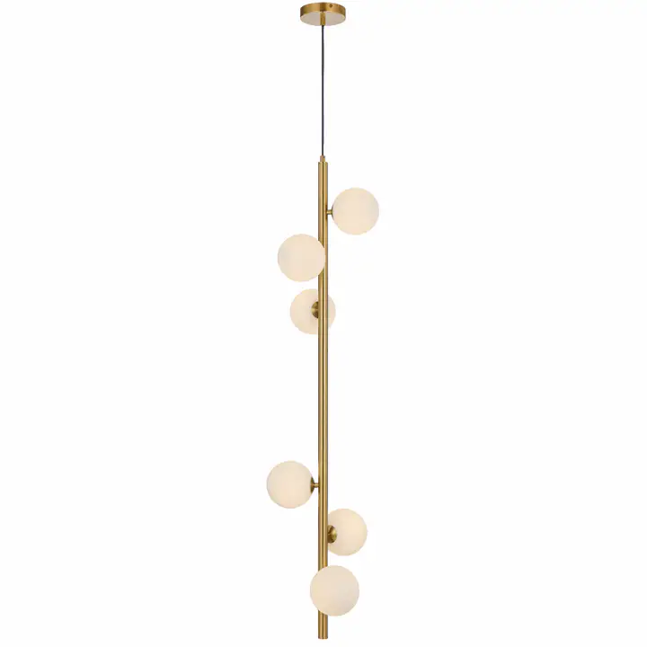 ELSON GOLD 6 LIGHT PENDANT