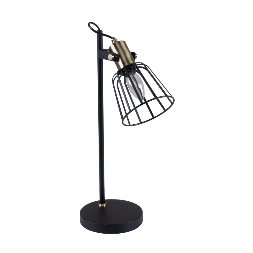 ASHLEY-DL CAGE DESK LAMP 1XE27 240V