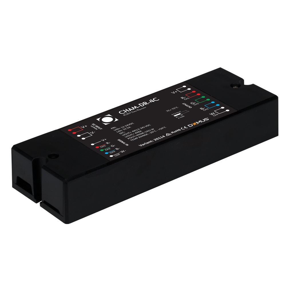 CHAM DR 4C/ RGBW DATA REPEATER