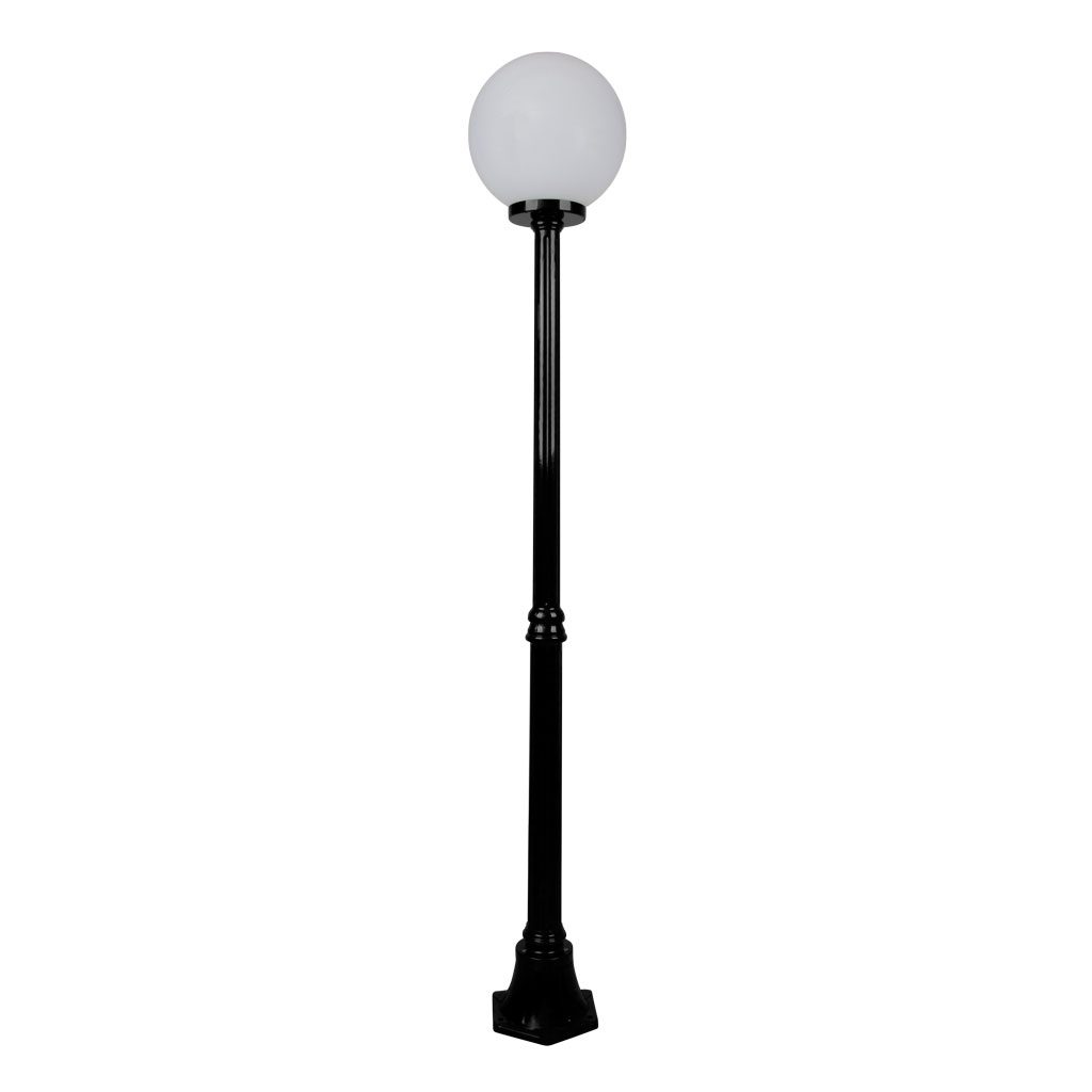 SIENA 1LT 1.9M 300MM OPAL POSTLIGHT