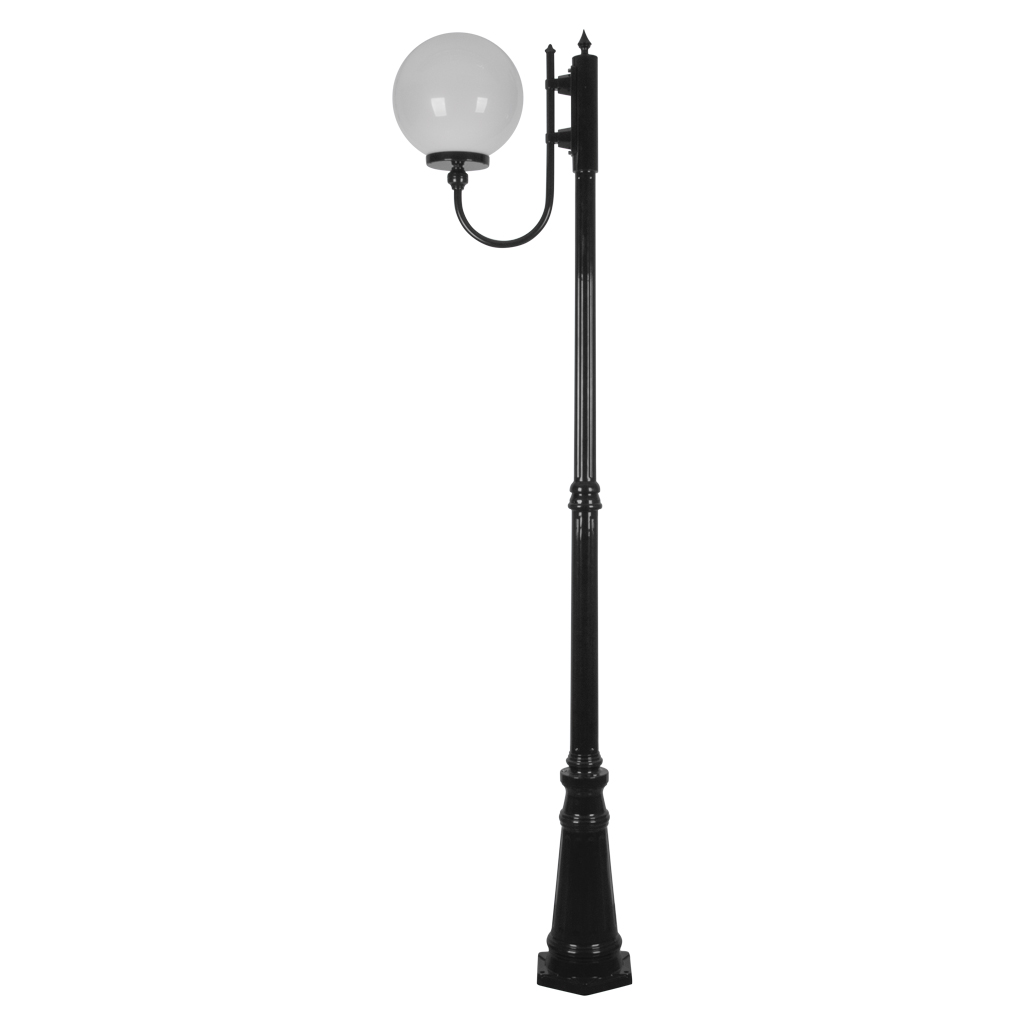 LISBON 1LT 2.29M 300MM OPAL POSTLIGHT