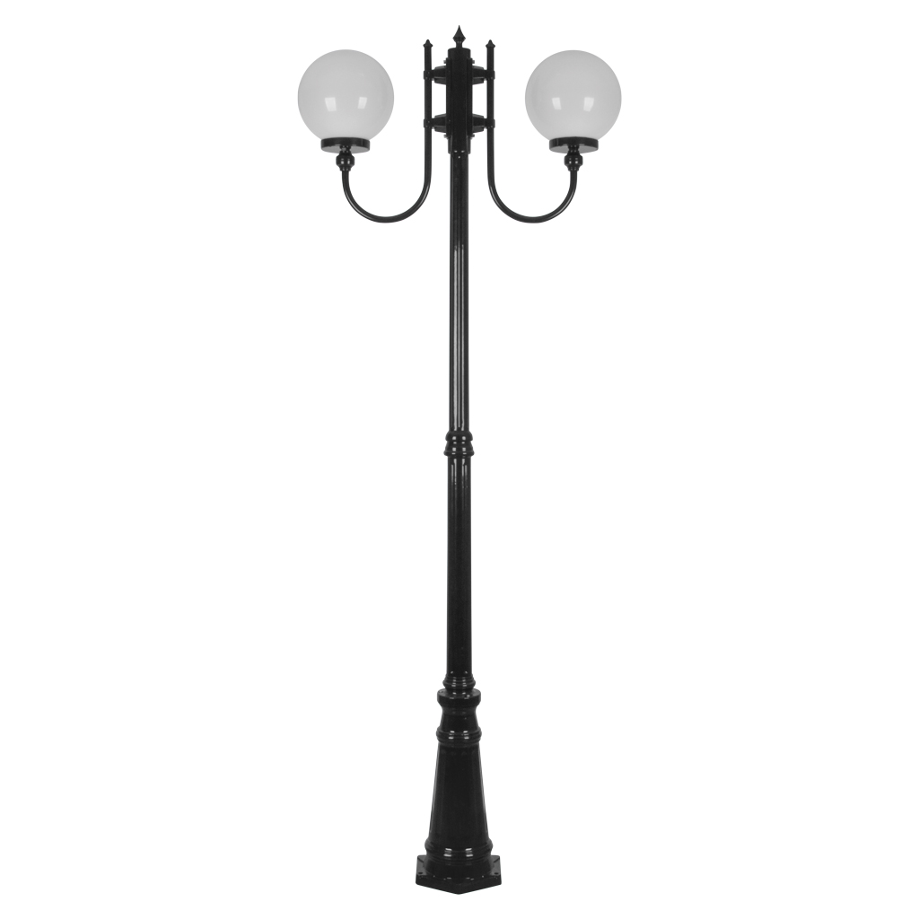 LISBON 2LT 2.29M 250MM OPAL POSTLIGHT