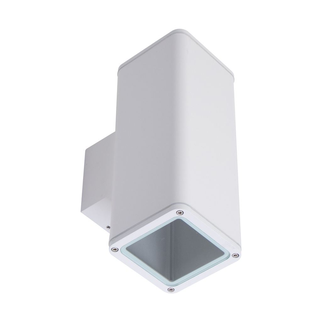 PIPER-2 WALL SQR IP65 E27 PAR30 WHT