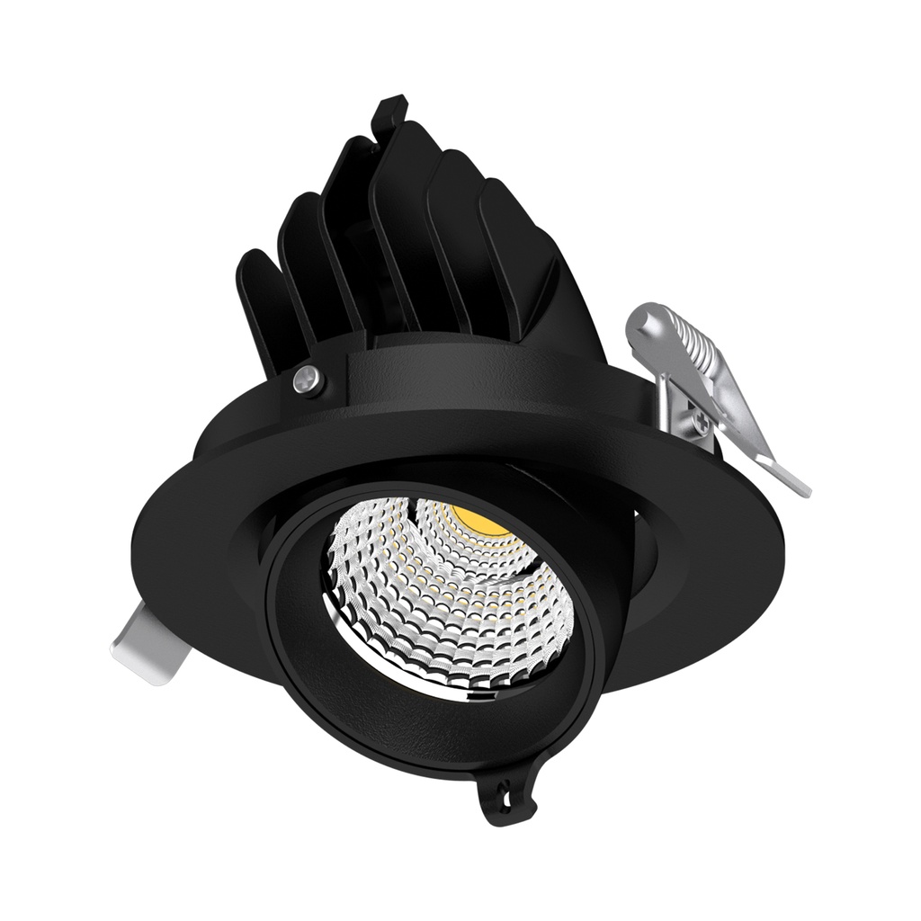 SCOOP-13 RND 13W LED KIT BLK