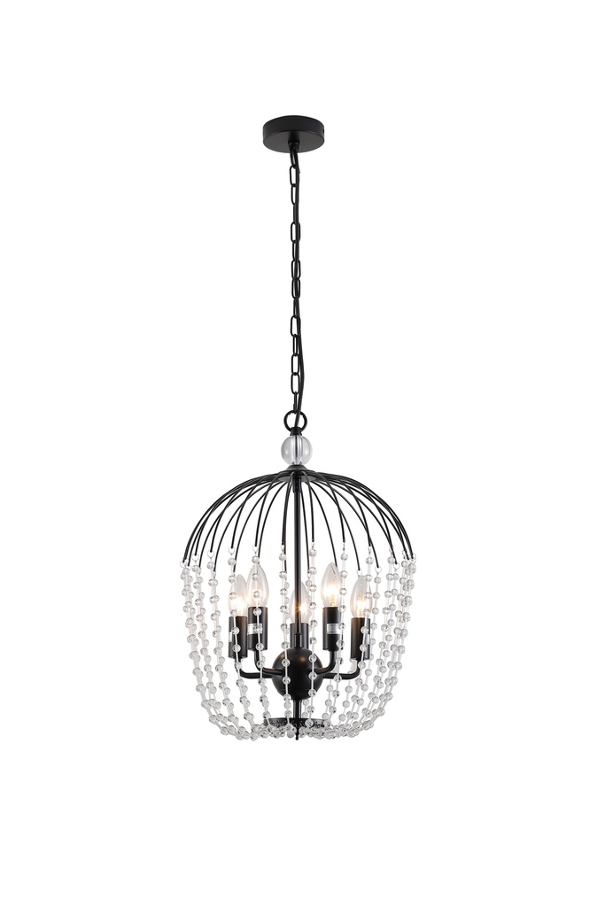 Paru Black Pendant Light