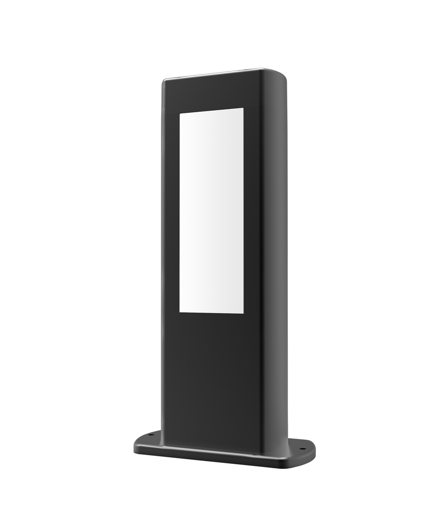 Bollard Light Rectangular Matte Black 3000K 2xDiffuser IP54