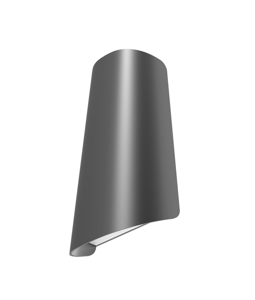 Wall Light Surface Mounted Up/Down 11W Cone 3000K IP65 Opal Diffuser 368LM