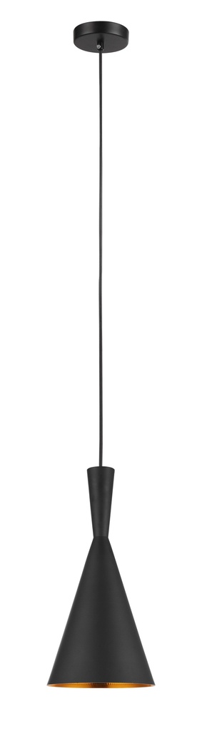 Pendant Light ES Black Cone OD190mm