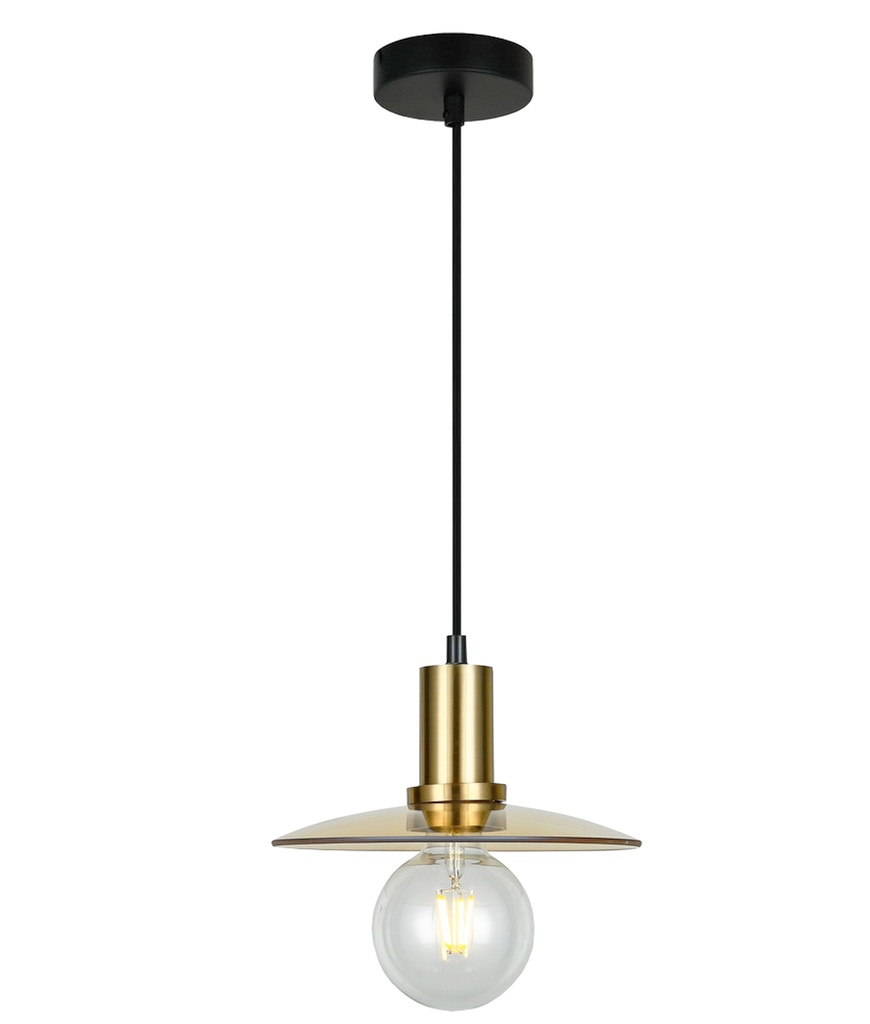 Pendant Light ES Glass Coolie with Highlight OD220mm