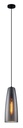 Pendant Light ES Smoke Black Glass Ellipse with Rain Drop OD135mm