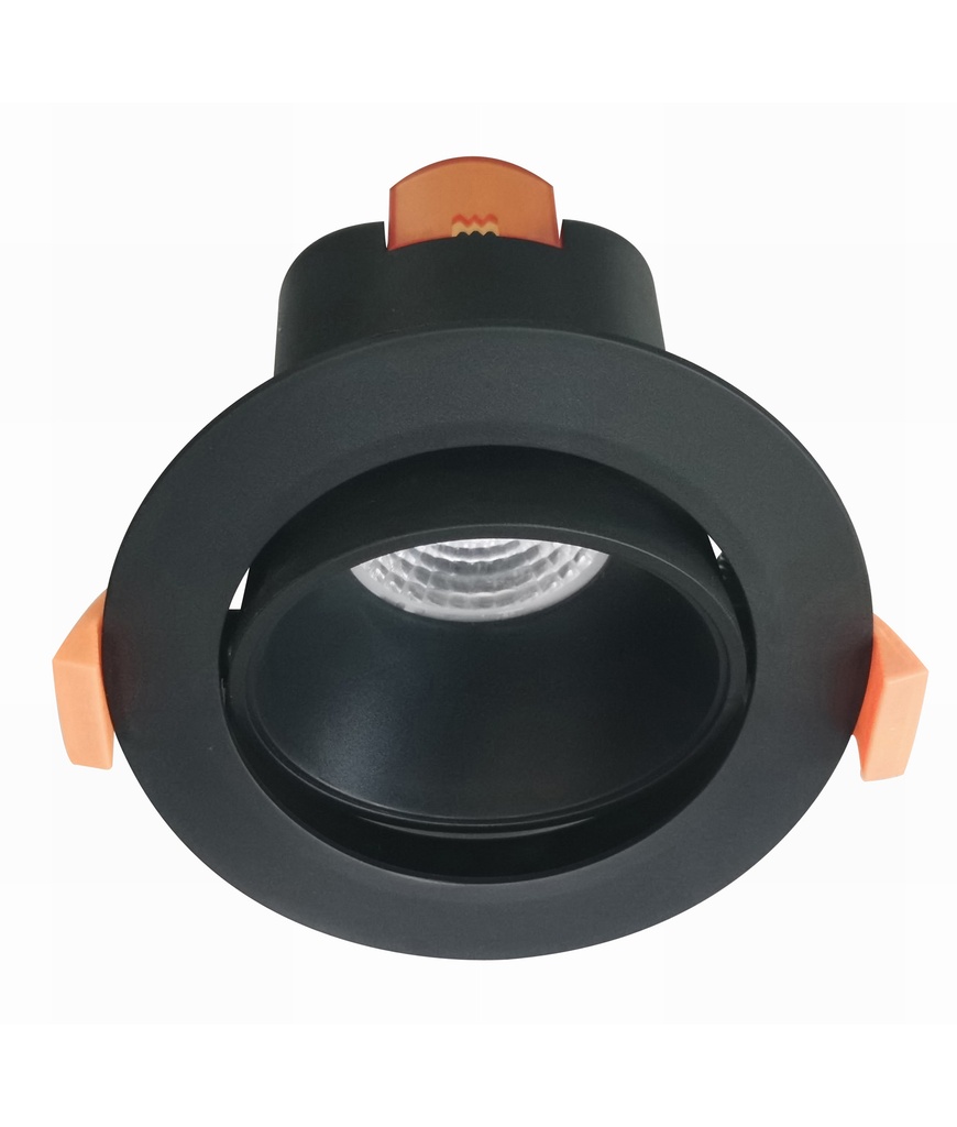 Downlight LED Fixed Dimmable 9W Round COB Gimbal Tri-CCT IP20 90mm P/C 800LM