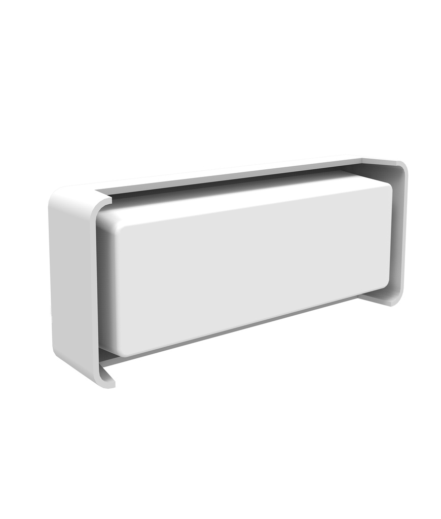 Wall Light Surface Mounted 13W Rectangular 3000K IP65 Opal Diffuser Rounded 732Lm