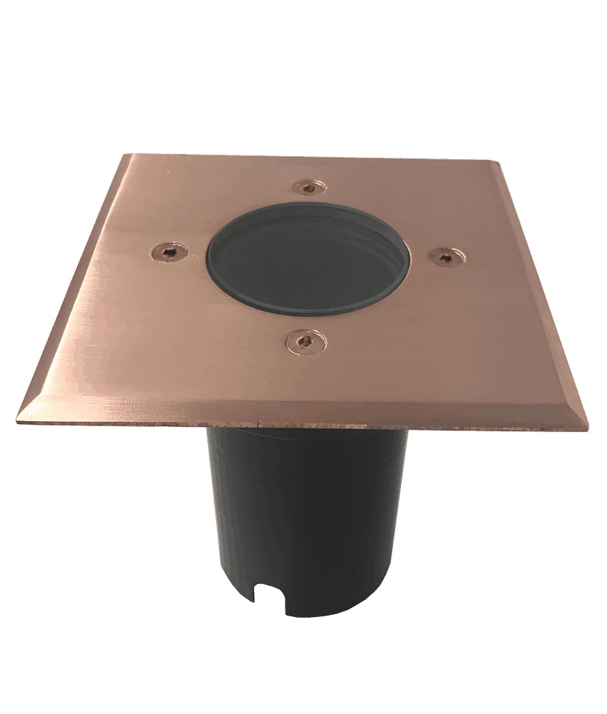 Inground Up Light MR16 Square IP67 Face Plate 120mm Open