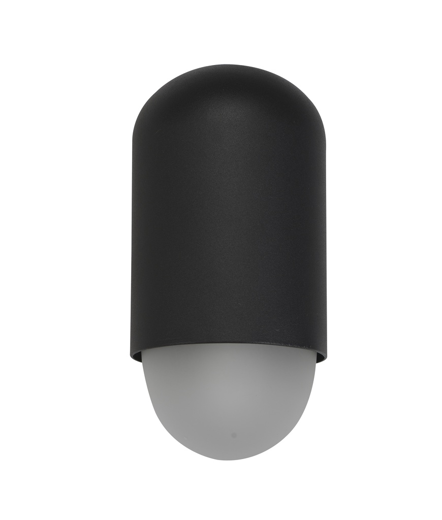 Wall Light Surface Mounted ES Oval IP44 Opal Diffuser