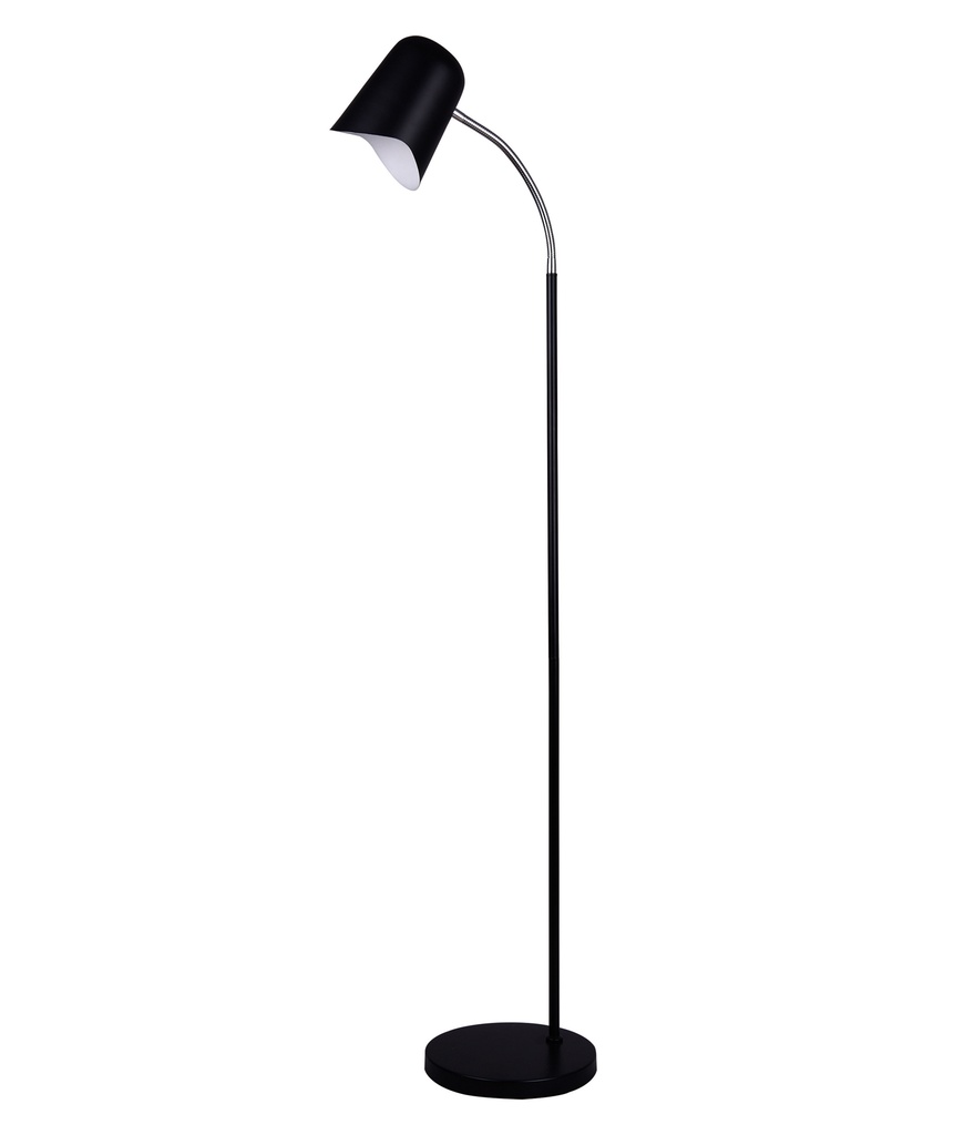 Floor Lamp ES Matte Ellipse H1545mm Adjustable with Wave Edge