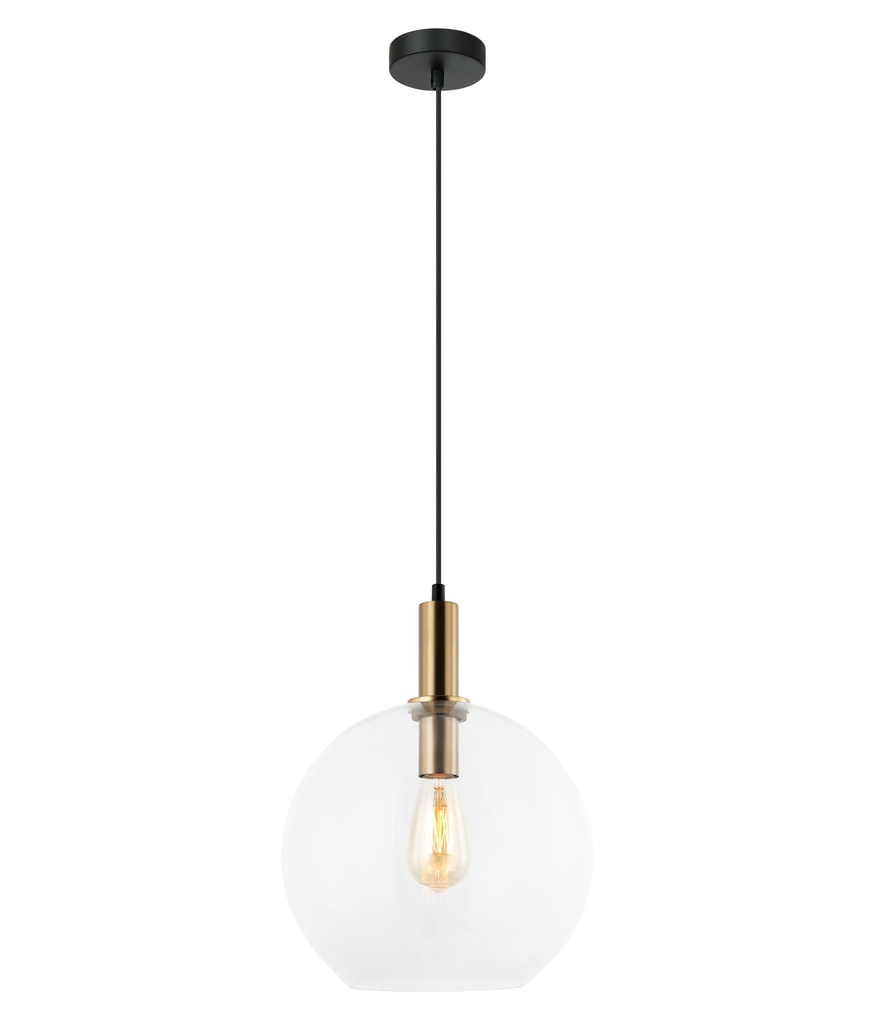 Pendant Light ES 40W Wine Glass Extended Bronze Highlight