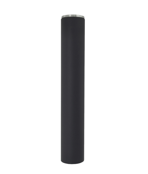 Bollard Light Round Black IP54 H445mm Low Glare & H380mm Extension