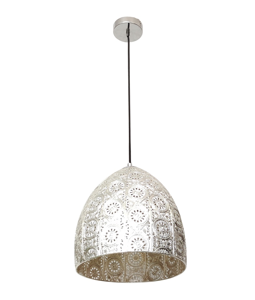 Pendant Light ES 60W Embossed Ellipse Steel OD310mm X L320m