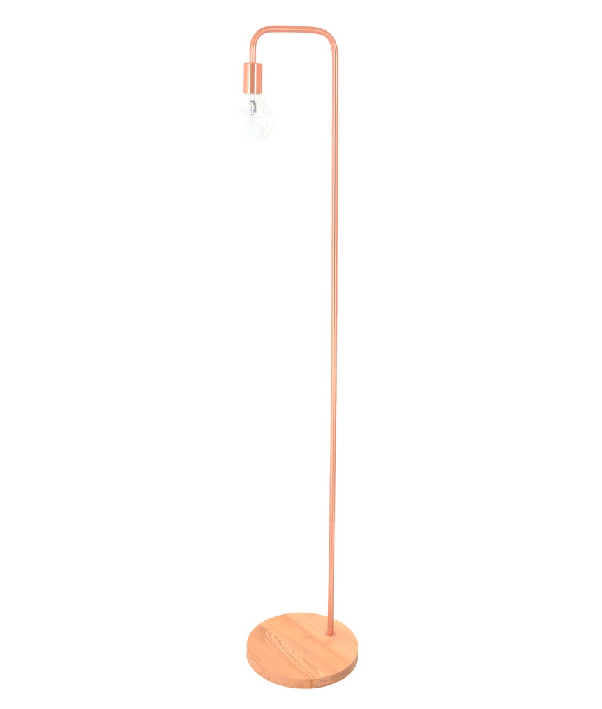 Floor Lamp ES Hook H1610mm with Blonde Wood