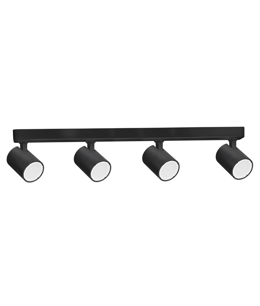 SPOT 4 Adjustable GU10 IP20 Rectangular Bar L450mm x W75mm x H25mm