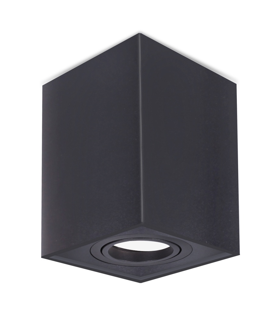 Downlight Fixed Surface Mounted Gimbal GU10 Square IP20 L125 x W97mm