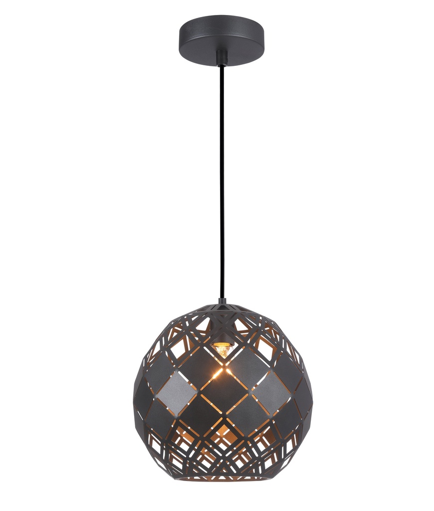 Pendant Light ES Embossed Tiled Wine Glass OD300mm