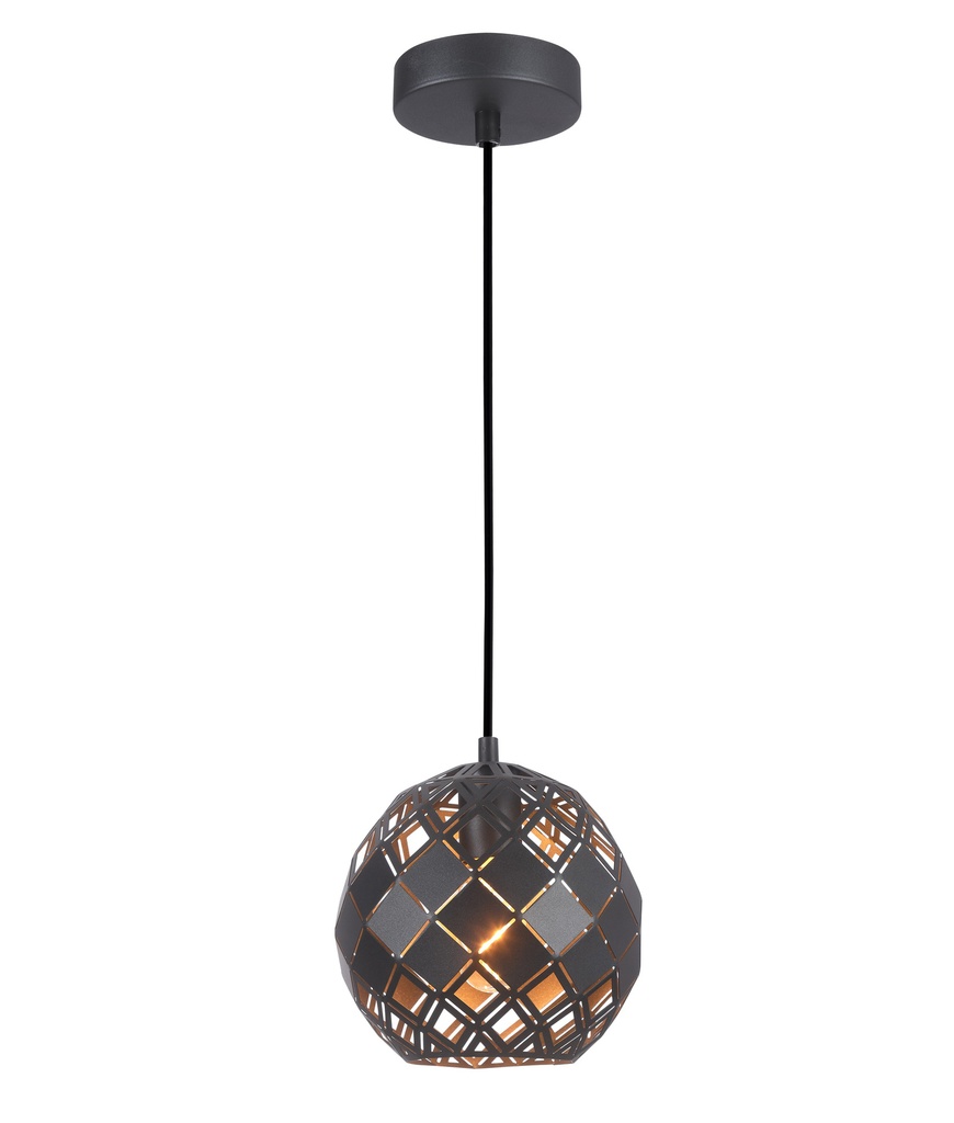 Pendant Light ES Embossed Tiled Wine Glass OD200mm