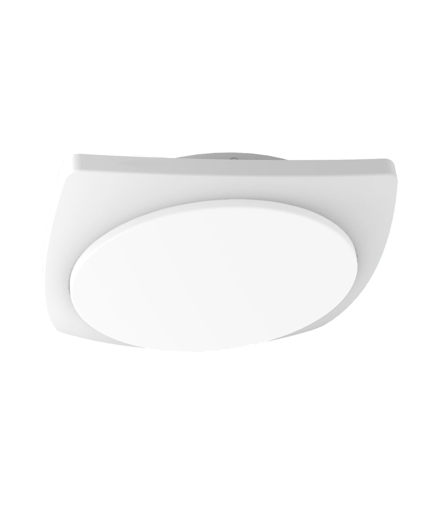 Wall Light Surface Mounted 20W Square 3000K IP65 Convex Opal Diffuser 980LM