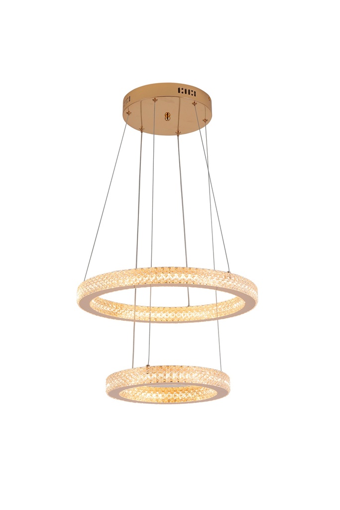 Anillo 2 Pendant Chandelier Light - Tricolour