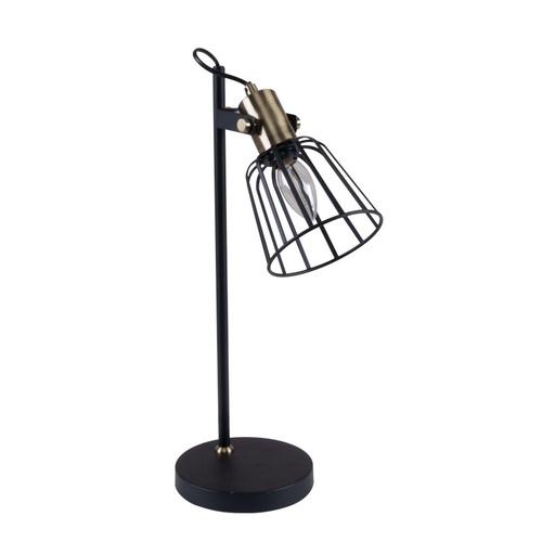 [22516] ASHLEY-DL CAGE DESK LAMP 1XE27 240V