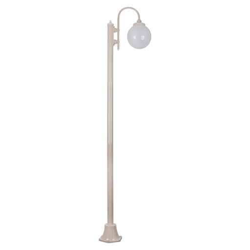 LISBON 1LT 2.4M 250MM OPAL POSTLIGHT