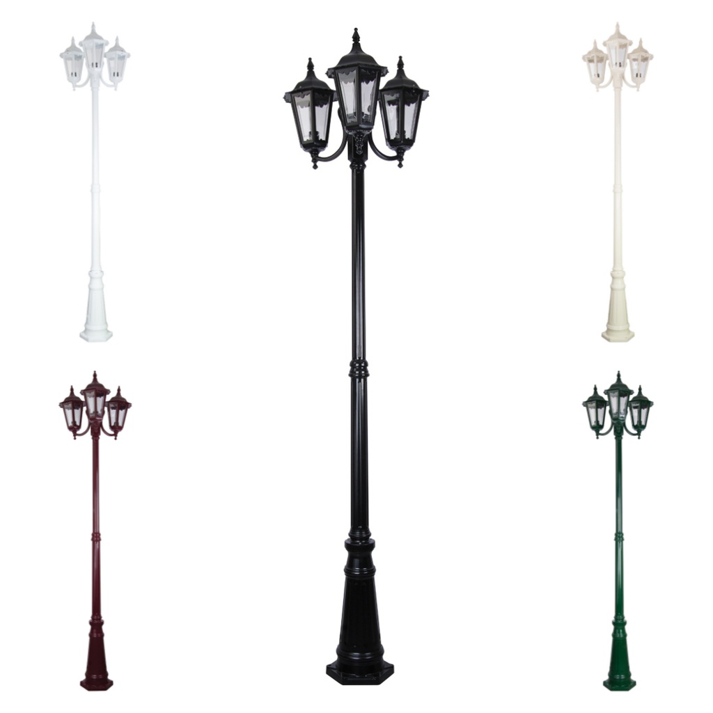 CHESTER 3LT 2.4M POSTLIGHT B22