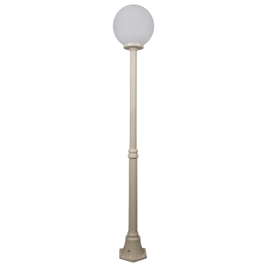 SIENA 1LT 1.9M 300MM OPAL POSTLIGHT