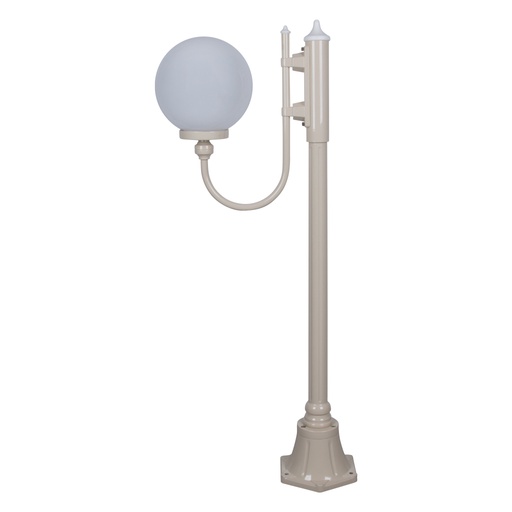 LISBON 1LT 1.32M 250MM OPAL POSTLIGHT