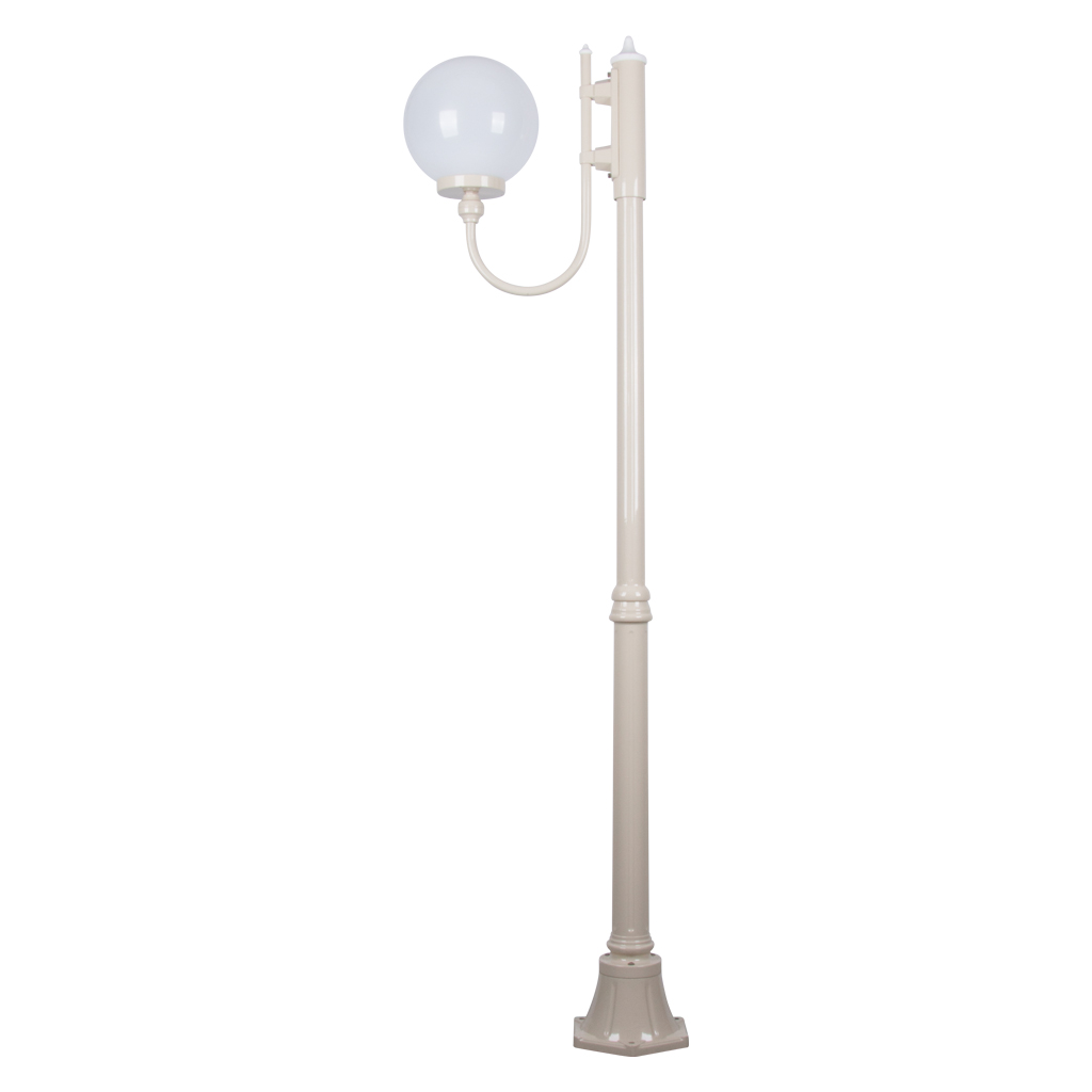 LISBON 1LT 1.94M 250MM OPAL POSTLIGHT