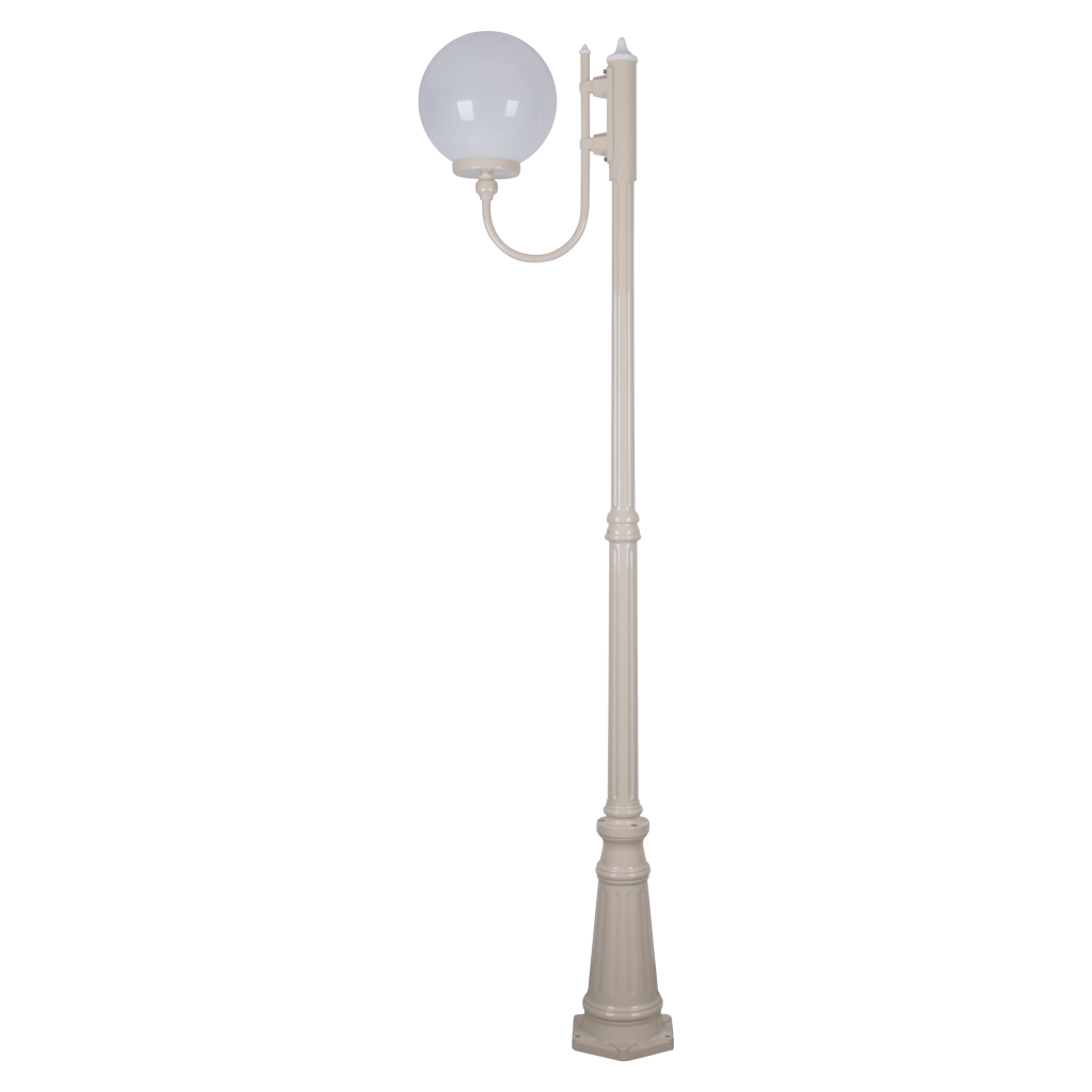 LISBON 1LT 2.29M 300MM OPAL POSTLIGHT