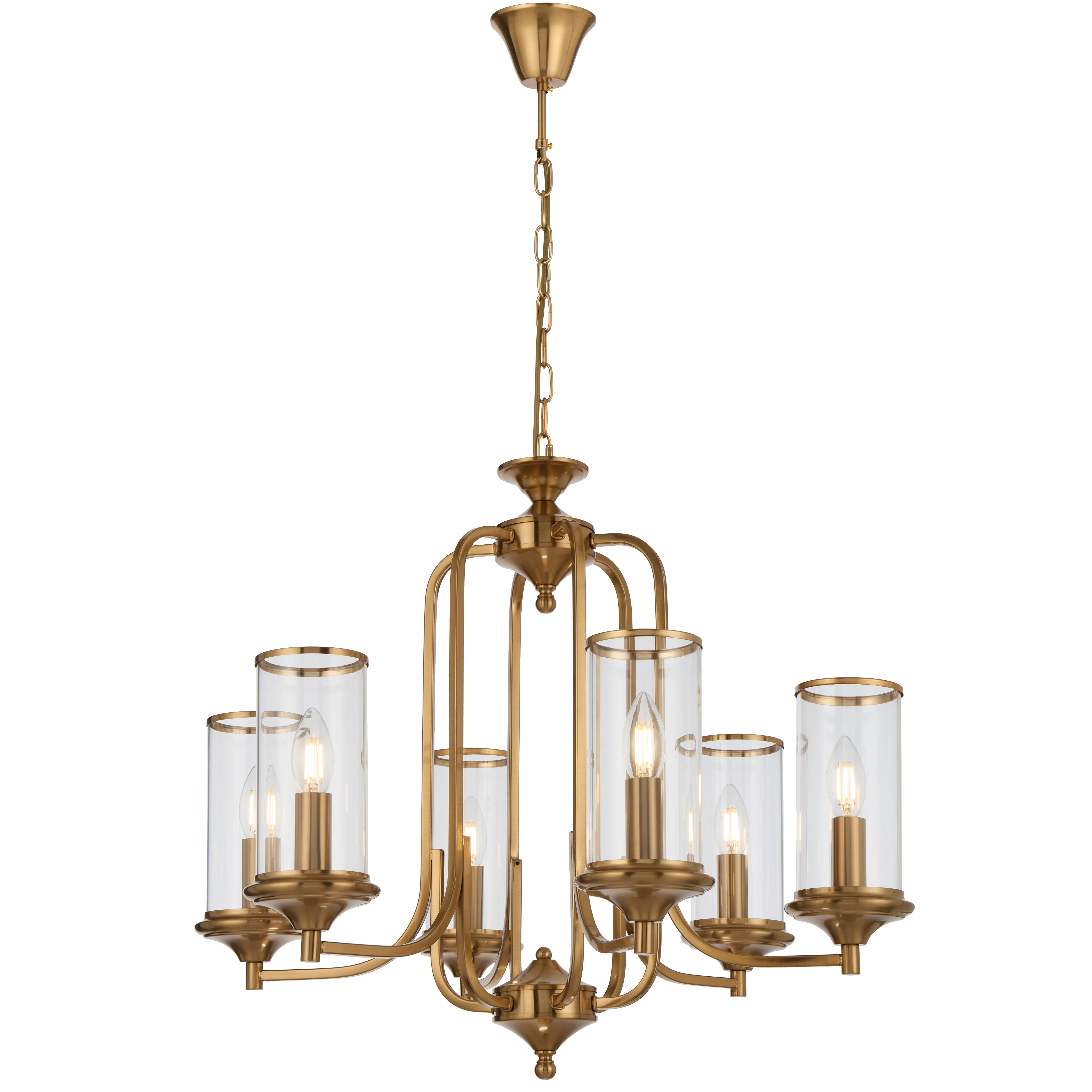 [VELDEN PE06-CP] VELDEN 6 LIGHT PENDANT