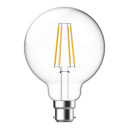 LED FILAMENT G95 CLR 7.2W DIM / B22