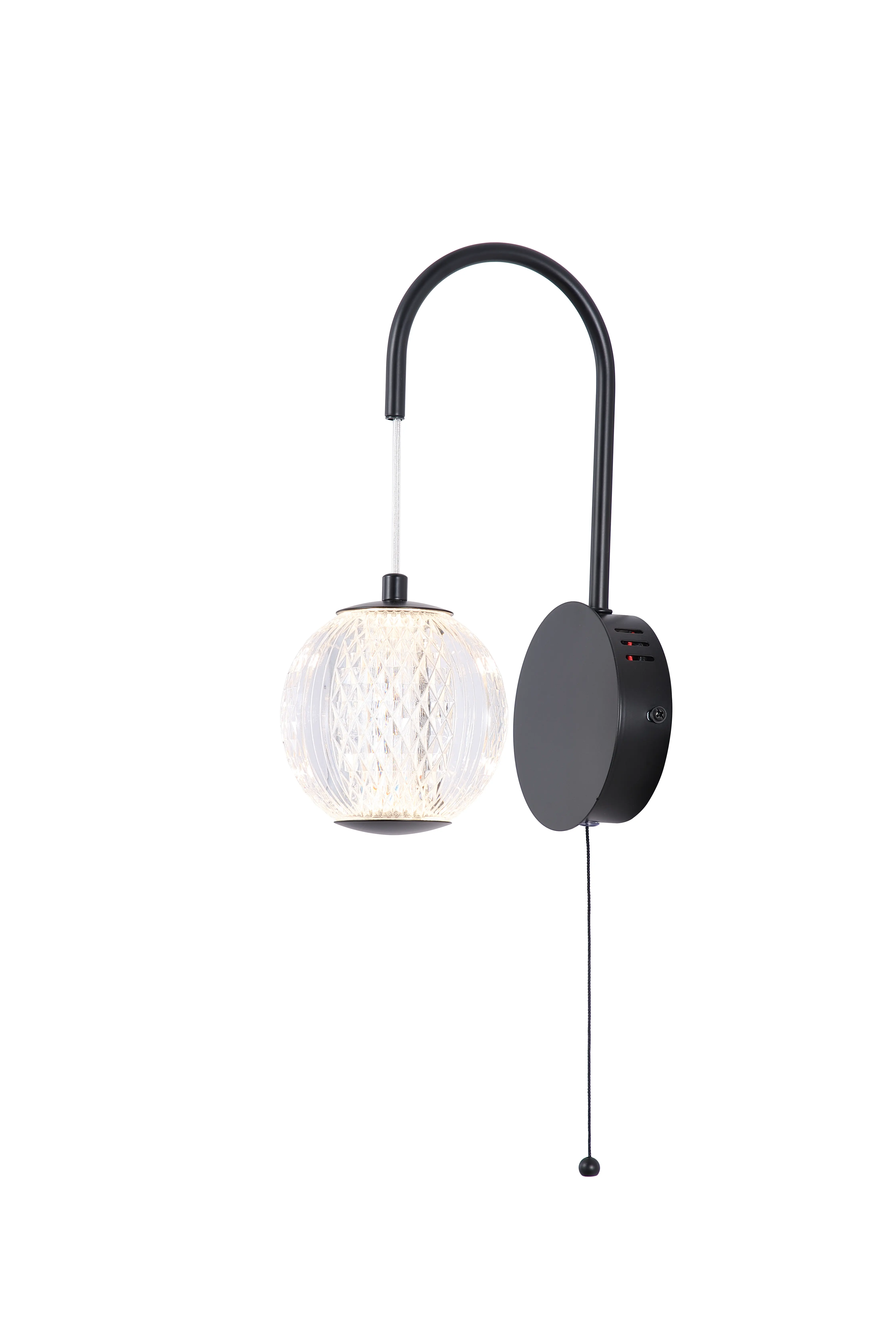 [A00204BK] LAMIEATAN WALL LIGHT - BLACK